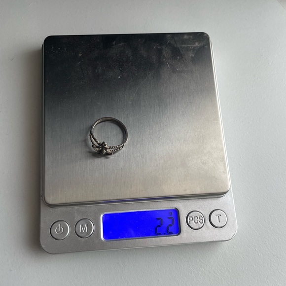 Vintage Sterling silver sailor Anchor Rope Ring - Picture 11 of 11